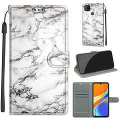 Voltage Coloured Drawing Magnetic Clasp Horizontal Flip PU Leather Case with Holder & Card Slots, For Xiaomi Redmi 9C