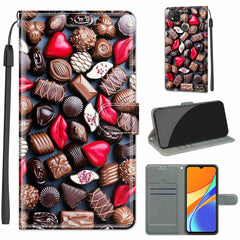 Voltage Coloured Drawing Magnetic Clasp Horizontal Flip PU Leather Case with Holder & Card Slots, For Xiaomi Redmi 9C