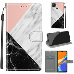 Voltage Coloured Drawing Magnetic Clasp Horizontal Flip PU Leather Case with Holder & Card Slots, For Xiaomi Redmi 9C