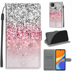 Voltage Coloured Drawing Magnetic Clasp Horizontal Flip PU Leather Case with Holder & Card Slots, For Xiaomi Redmi 9C