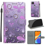 For Xiaomi Redmi 9C / C16 Water Drop Six Petal Flower