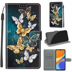 Voltage Coloured Drawing Magnetic Clasp Horizontal Flip PU Leather Case with Holder & Card Slots, For Xiaomi Redmi 9C