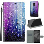For Xiaomi Redmi Note 4X / C05 Purple Blue Water Drops