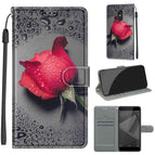 For Xiaomi Redmi Note 4X / C14 Black Water Drop Rose