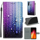 For Xiaomi Redmi Note 8 / C05 Purple Blue Water Drops