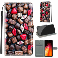 Voltage Coloured Drawing Magnetic Clasp Horizontal Flip PU Leather Case with Holder & Card Slots, For Xiaomi Redmi Note 8