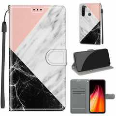 Voltage Coloured Drawing Magnetic Clasp Horizontal Flip PU Leather Case with Holder & Card Slots, For Xiaomi Redmi Note 8