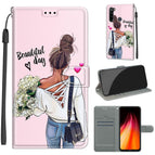 For Xiaomi Redmi Note 8 / C09 Hug Flower