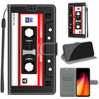 For Xiaomi Redmi Note 8 / C10 Black Red Tape