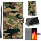 For Xiaomi Redmi Note 8 / C12 Green Yellow Camouflage