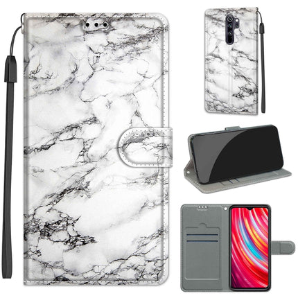 Voltage Coloured Drawing Magnetic Clasp Horizontal Flip PU Leather Case with Holder & Card Slots, For Xiaomi Redmi Note 8 Pro