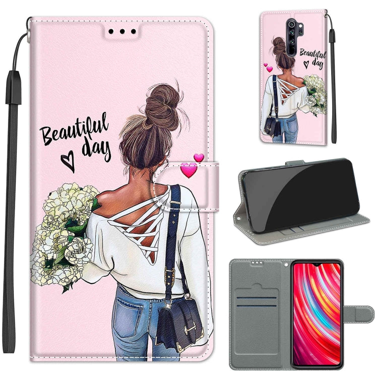 Voltage Coloured Drawing Magnetic Clasp Horizontal Flip PU Leather Case with Holder & Card Slots