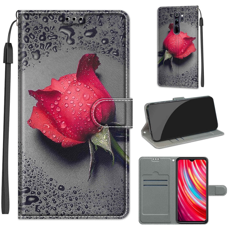 Voltage Coloured Drawing Magnetic Clasp Horizontal Flip PU Leather Case with Holder & Card Slots