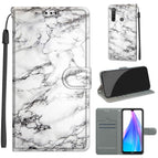 For Xiaomi Redmi Note 8T / C01 White Marble