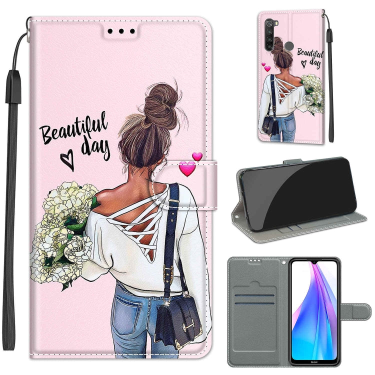 Voltage Coloured Drawing Magnetic Clasp Horizontal Flip PU Leather Case with Holder & Card Slots