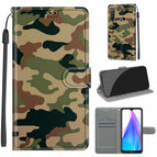 For Xiaomi Redmi Note 8T / C12 Green Yellow Camouflage