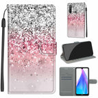 For Xiaomi Redmi Note 8T / C13 Silver Pink Glitter
