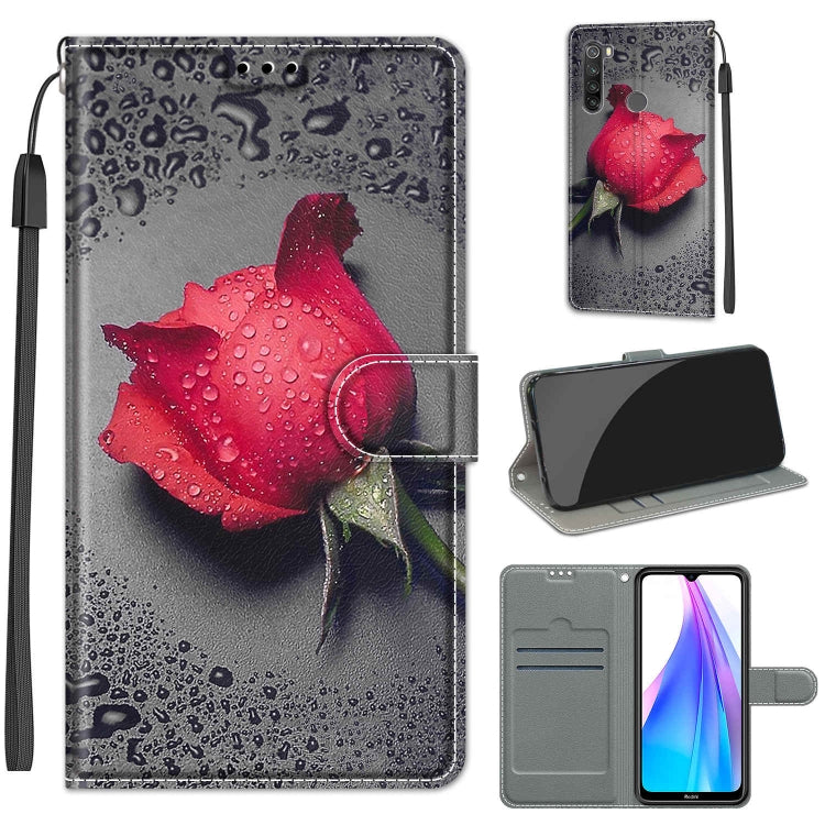 Voltage Coloured Drawing Magnetic Clasp Horizontal Flip PU Leather Case with Holder & Card Slots