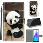 For Xiaomi Redmi Note 8T / C18 Wood Board Panda