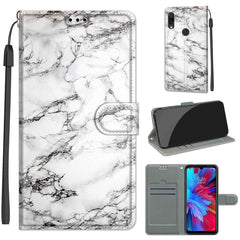 Voltage Coloured Drawing Magnetic Clasp Horizontal Flip PU Leather Case with Holder & Card Slots