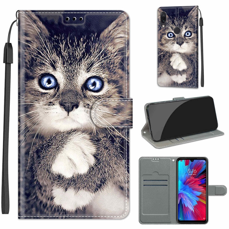 Voltage Coloured Drawing Magnetic Clasp Horizontal Flip PU Leather Case with Holder & Card Slots