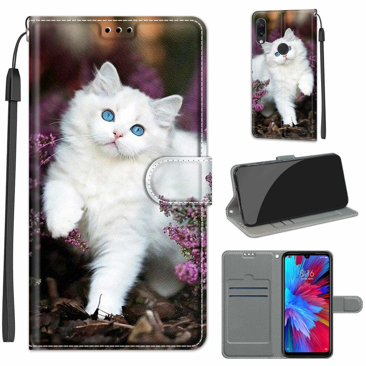 Voltage Coloured Drawing Magnetic Clasp Horizontal Flip PU Leather Case with Holder & Card Slots