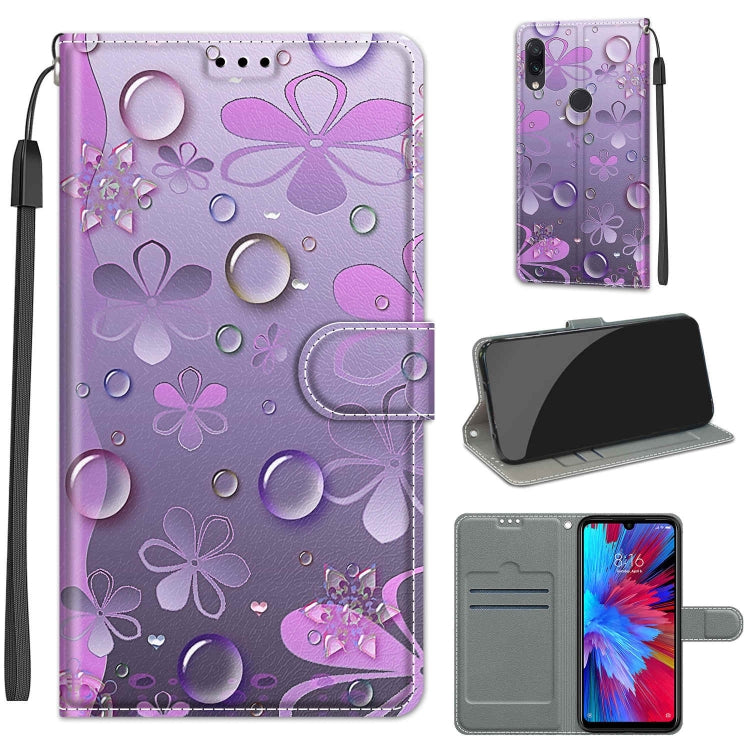 Voltage Coloured Drawing Magnetic Clasp Horizontal Flip PU Leather Case with Holder & Card Slots