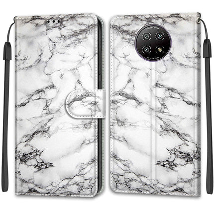 Voltage Coloured Drawing Magnetic Clasp Horizontal Flip PU Leather Case with Holder & Card Slots, For Xiaomi Redmi Note 9 5G/ 9T