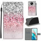 For Xiaomi Redmi Note 9 5G/ 9T / C13 Silver Pink Glitter
