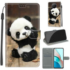 For Xiaomi Redmi Note 9 5G/ 9T / C18 Wood Board Panda