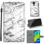 For Xiaomi Redmi Note 9/Redmi 10X 4G / C01 White Marble