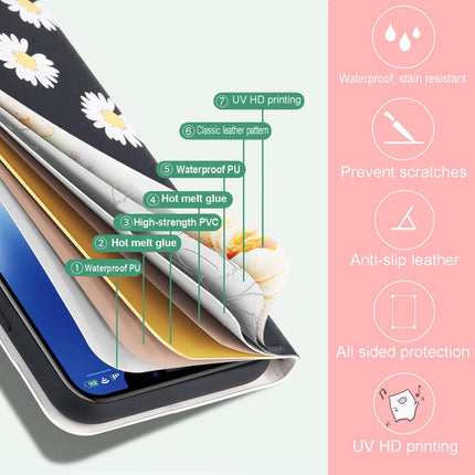 Voltage Coloured Drawing Magnetic Clasp Horizontal Flip PU Leather Case with Holder & Card Slots, For Xiaomi Redmi Note 9/Redmi 10X 4G