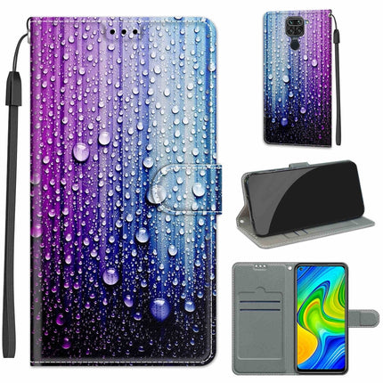 Voltage Coloured Drawing Magnetic Clasp Horizontal Flip PU Leather Case with Holder & Card Slots, For Xiaomi Redmi Note 9/Redmi 10X 4G
