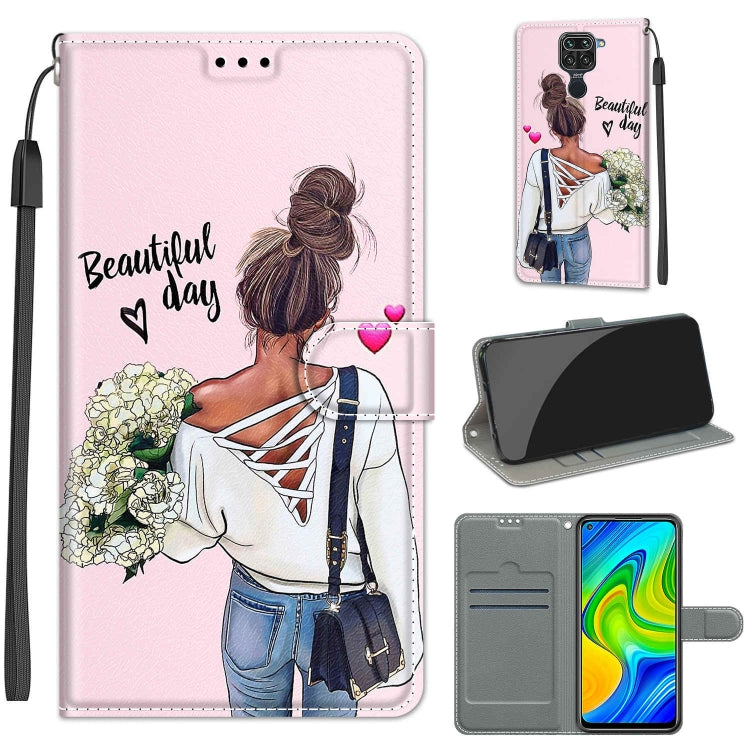 Voltage Coloured Drawing Magnetic Clasp Horizontal Flip PU Leather Case with Holder & Card Slots