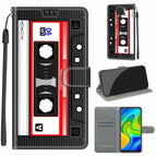 For Xiaomi Redmi Note 9/Redmi 10X 4G / C10 Black Red Tape