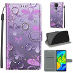 For Xiaomi Redmi Note 9/Redmi 10X 4G / C16 Water Drop Six Petal Flower