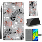 For Xiaomi Redmi Note 9/Redmi 10X 4G / C19 Material Flower
