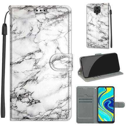 Voltage Coloured Drawing Magnetic Clasp Horizontal Flip PU Leather Case with Holder & Card Slots, For Xiaomi Redmi Note 9S/9 Pro