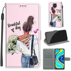For Xiaomi Redmi Note 9S/9 Pro / C09 Hug Flower