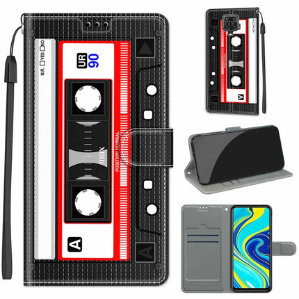 Voltage Coloured Drawing Magnetic Clasp Horizontal Flip PU Leather Case with Holder & Card Slots, For Xiaomi Redmi Note 9S/9 Pro