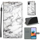 For Xiaomi Redmi Note 10 Pro Max/10 Pro / C01 White Marble