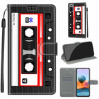 For Xiaomi Redmi Note 10 Pro Max/10 Pro / C10 Black Red Tape