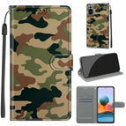 For Xiaomi Redmi Note 10 Pro Max/10 Pro / C12 Green Yellow Camouflage