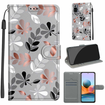 Voltage Coloured Drawing Magnetic Clasp Horizontal Flip PU Leather Case with Holder & Card Slots, For Xiaomi Redmi Note 10 Pro Max/10 Pro