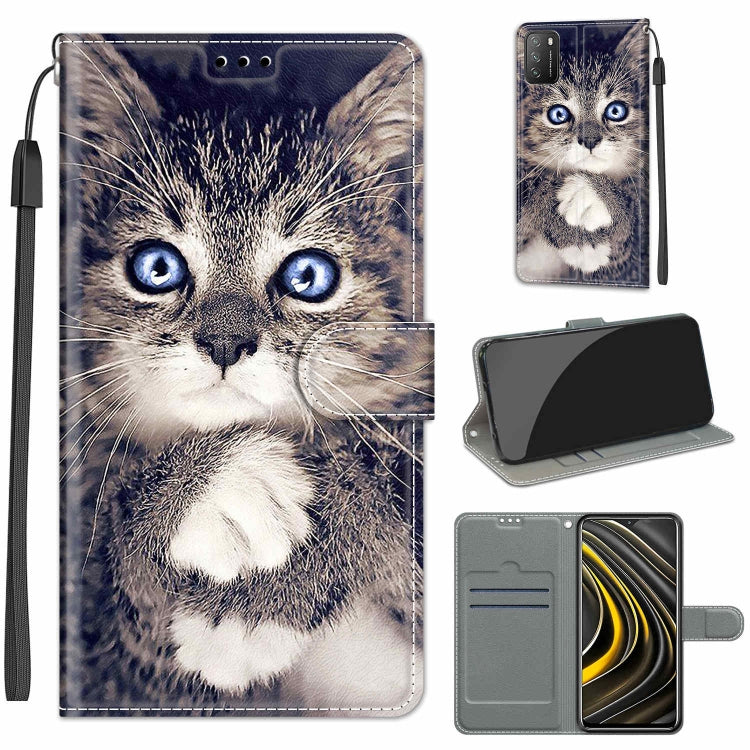 Voltage Coloured Drawing Magnetic Clasp Horizontal Flip PU Leather Case with Holder & Card Slots