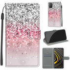 For Xiaomi Poco M3 / C13 Silver Pink Glitter