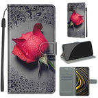 For Xiaomi Poco M3 / C14 Black Water Drop Rose
