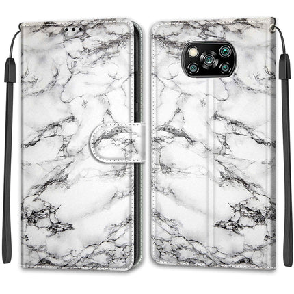 Voltage Coloured Drawing Magnetic Clasp Horizontal Flip PU Leather Case with Holder & Card Slots, For Xiaomi Poco X3 NFC