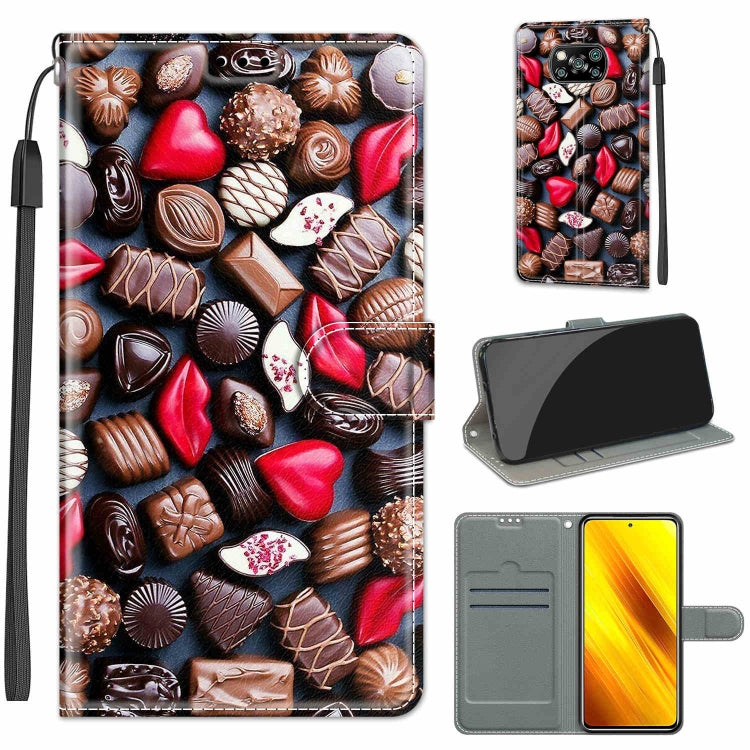 Voltage Coloured Drawing Magnetic Clasp Horizontal Flip PU Leather Case with Holder & Card Slots