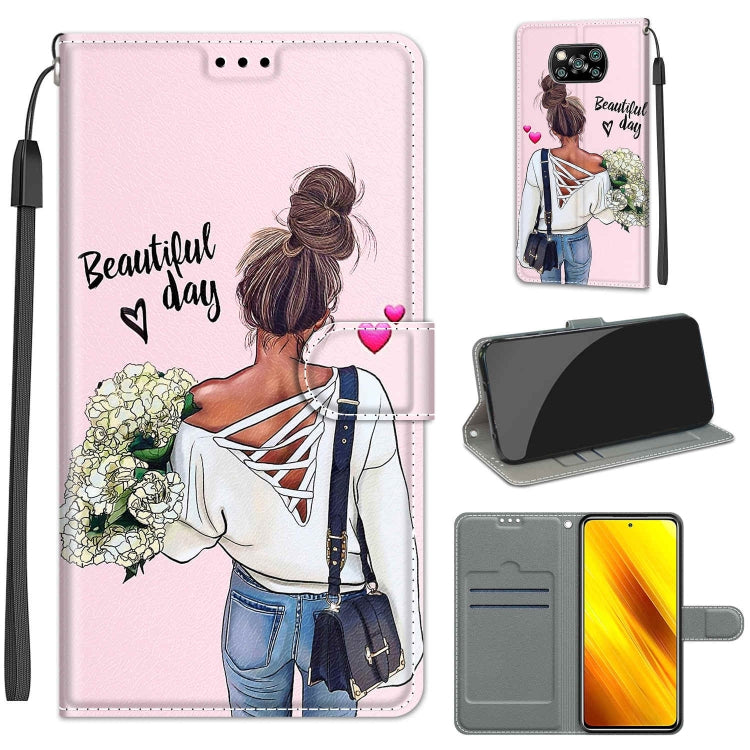 Voltage Coloured Drawing Magnetic Clasp Horizontal Flip PU Leather Case with Holder & Card Slots